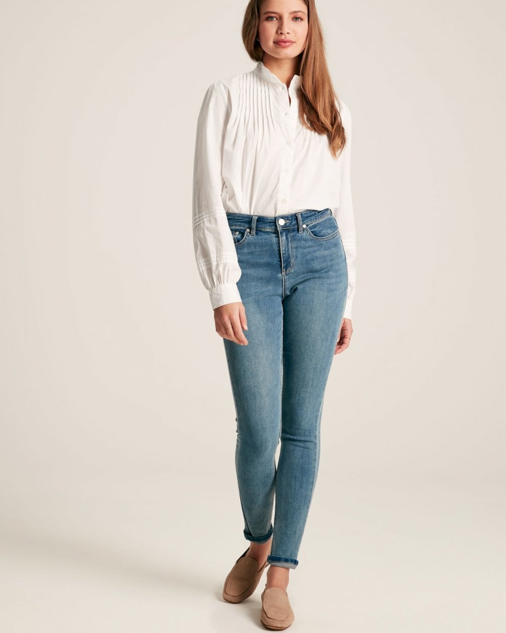 Joules Arabella Womens Pleated Blouse 224219