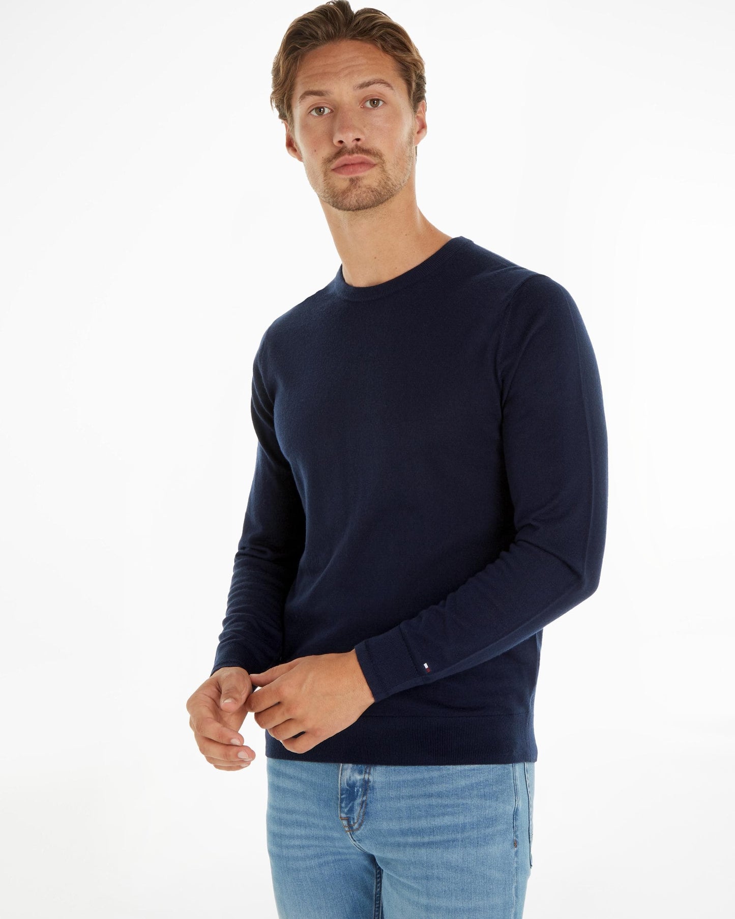 Tommy Hilfiger Tommy Hilfiger DC Fine Gauge Mens Merino Jumper