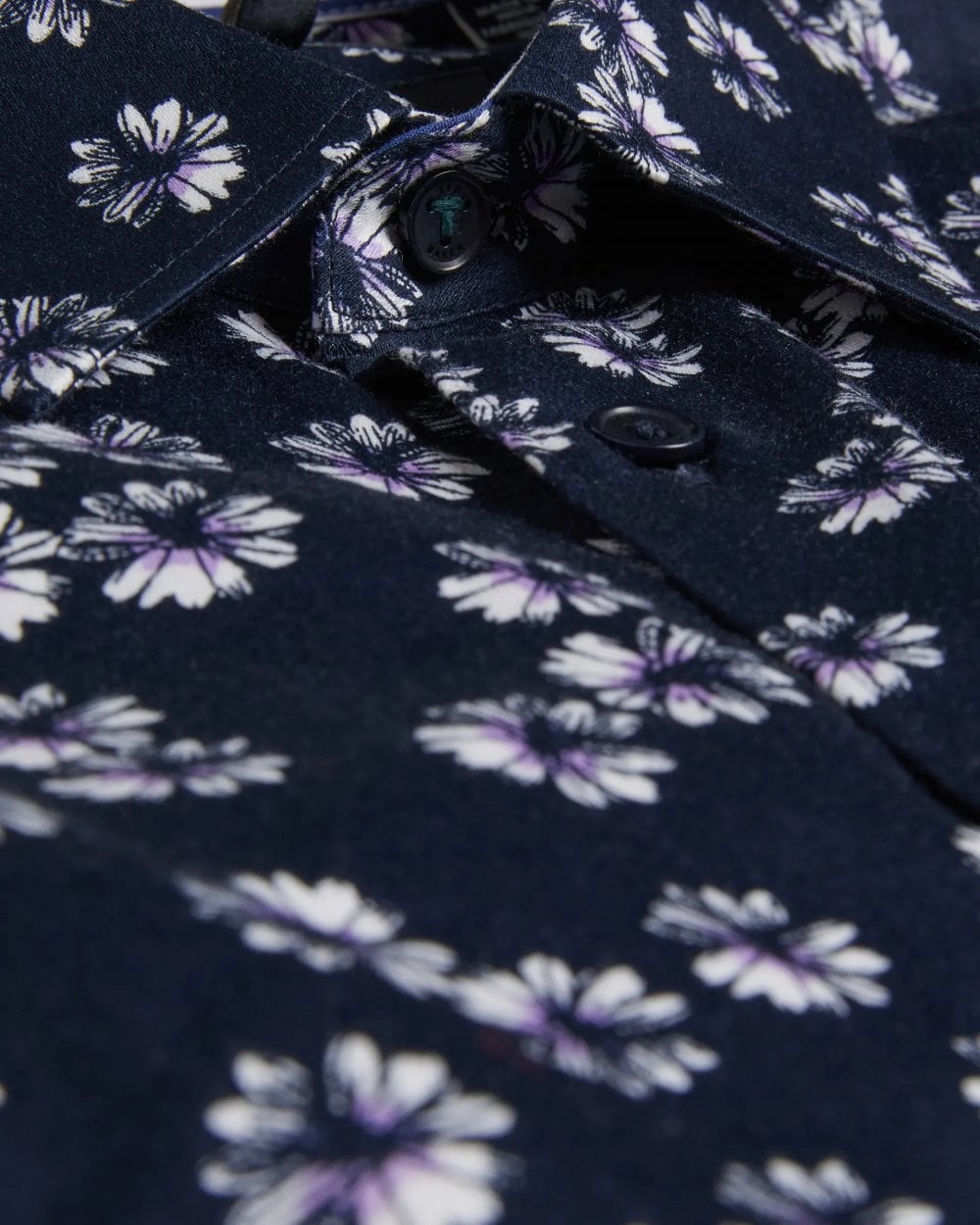 Ted Baker Ted Baker Alfanso Mens Floral Print Short Sleeve Shirt