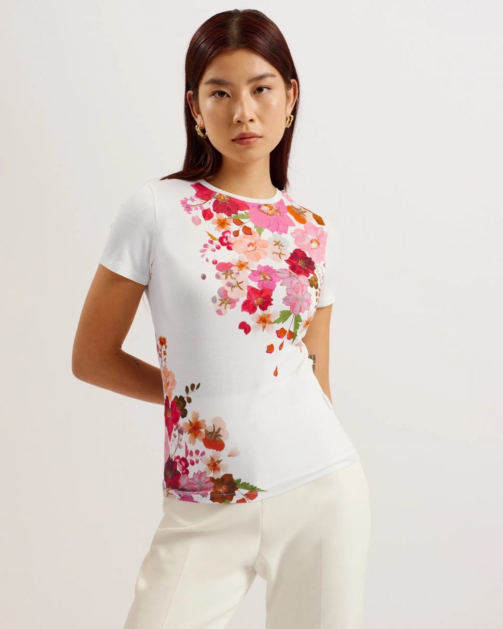 Ted Baker Bellary Womens Printed Fitted Tee