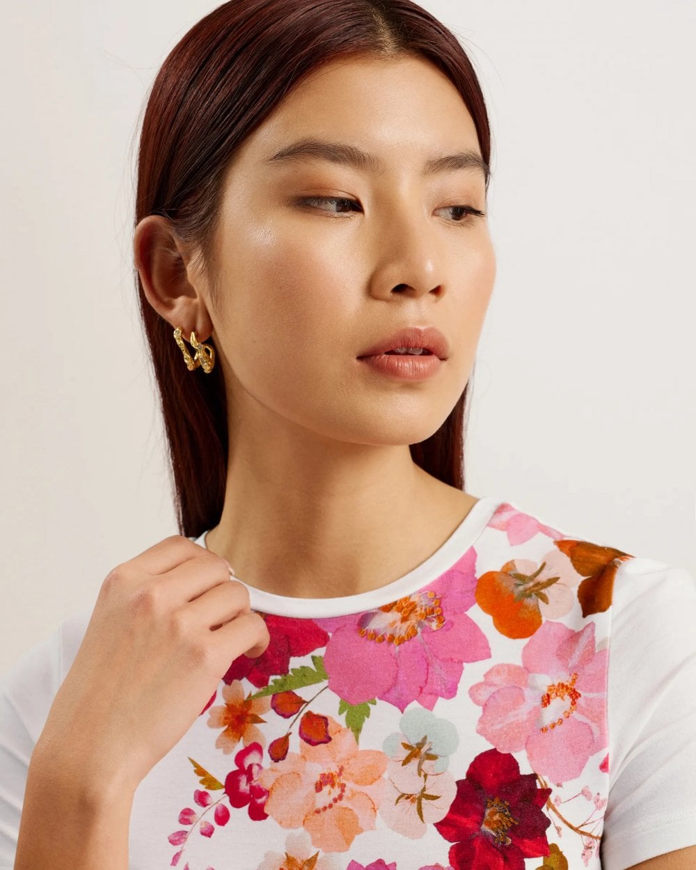 Ted Baker Bellary Womens Printed Fitted Tee
