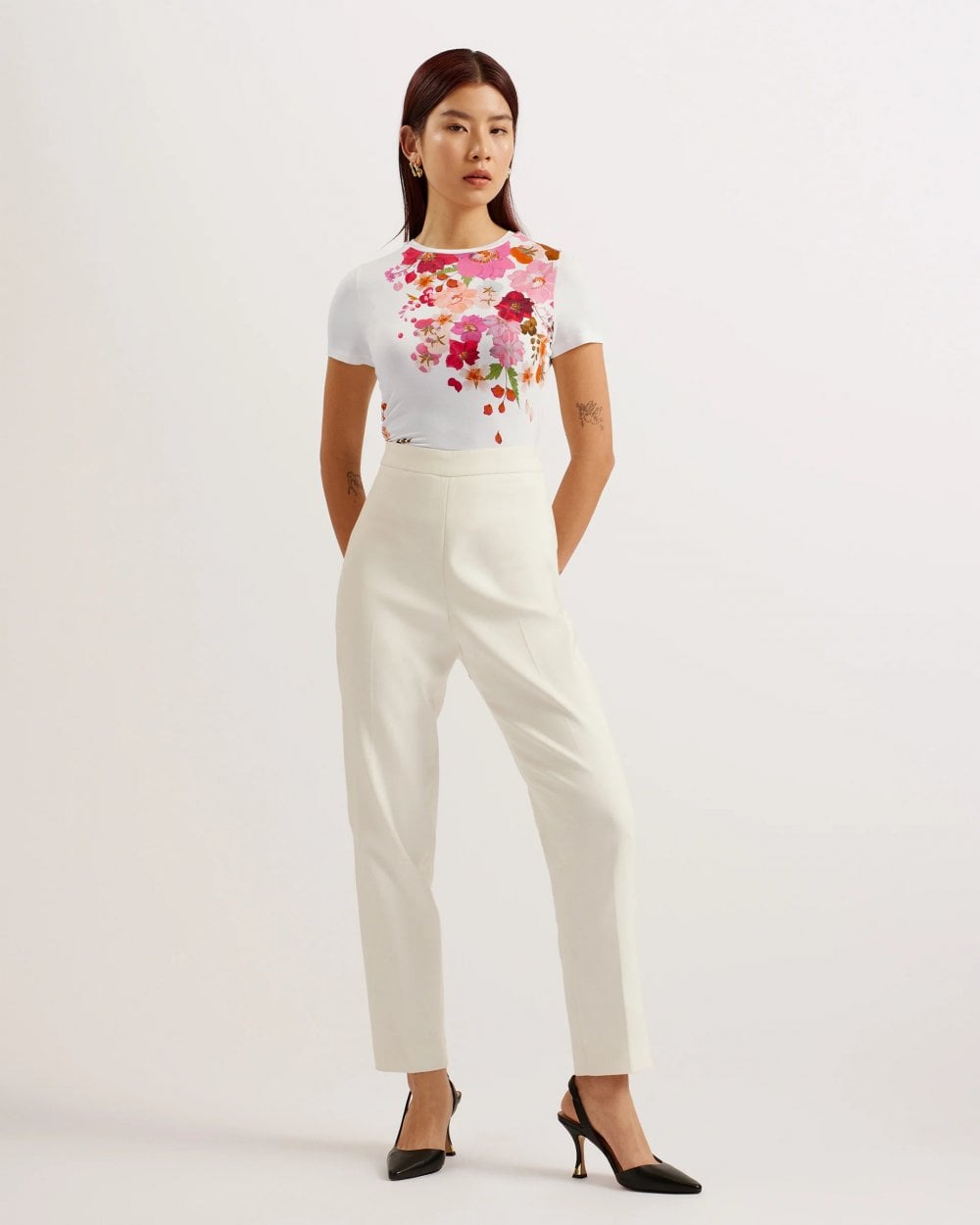 Ted Baker Bellary Womens Printed Fitted Tee