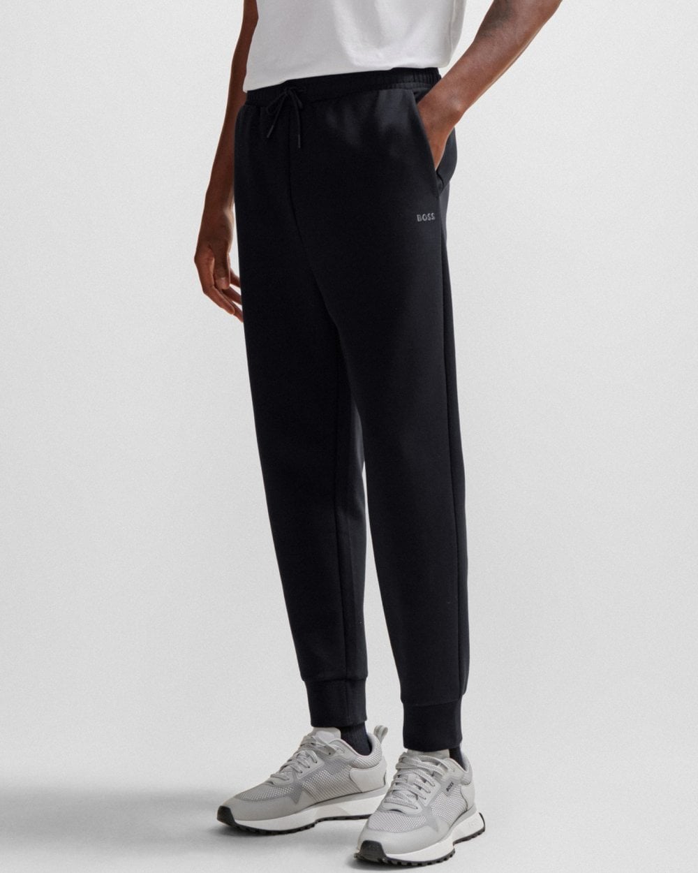 BOSS Green Hadiko Mens Cuffed Hem Joggers NOS - Black 001