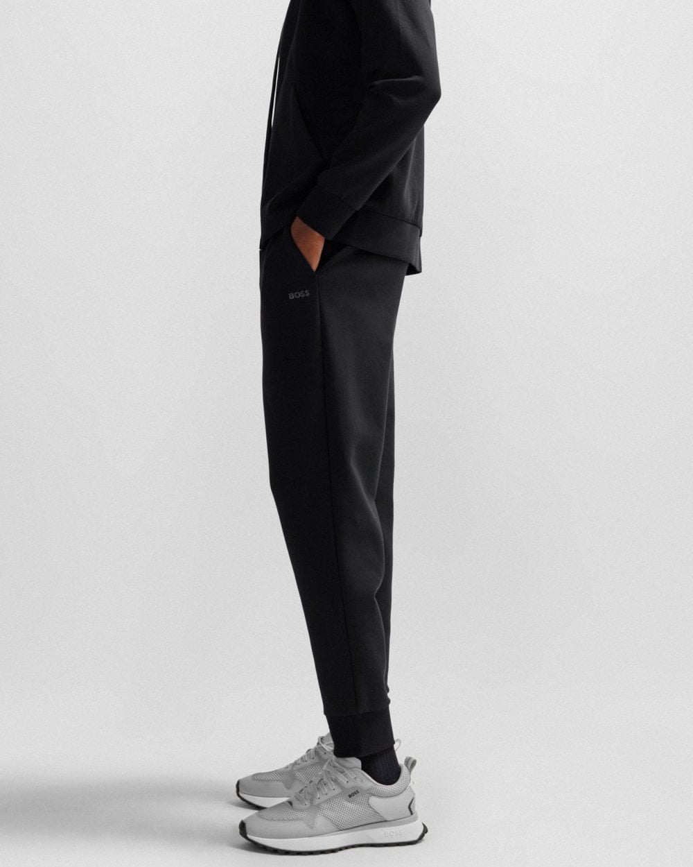 BOSS Green Hadiko Mens Cuffed Hem Joggers NOS - Black 001