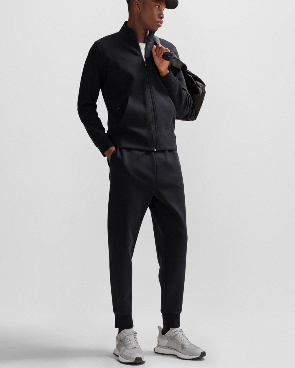 BOSS Green Hadiko Mens Cuffed Hem Joggers NOS - Black 001