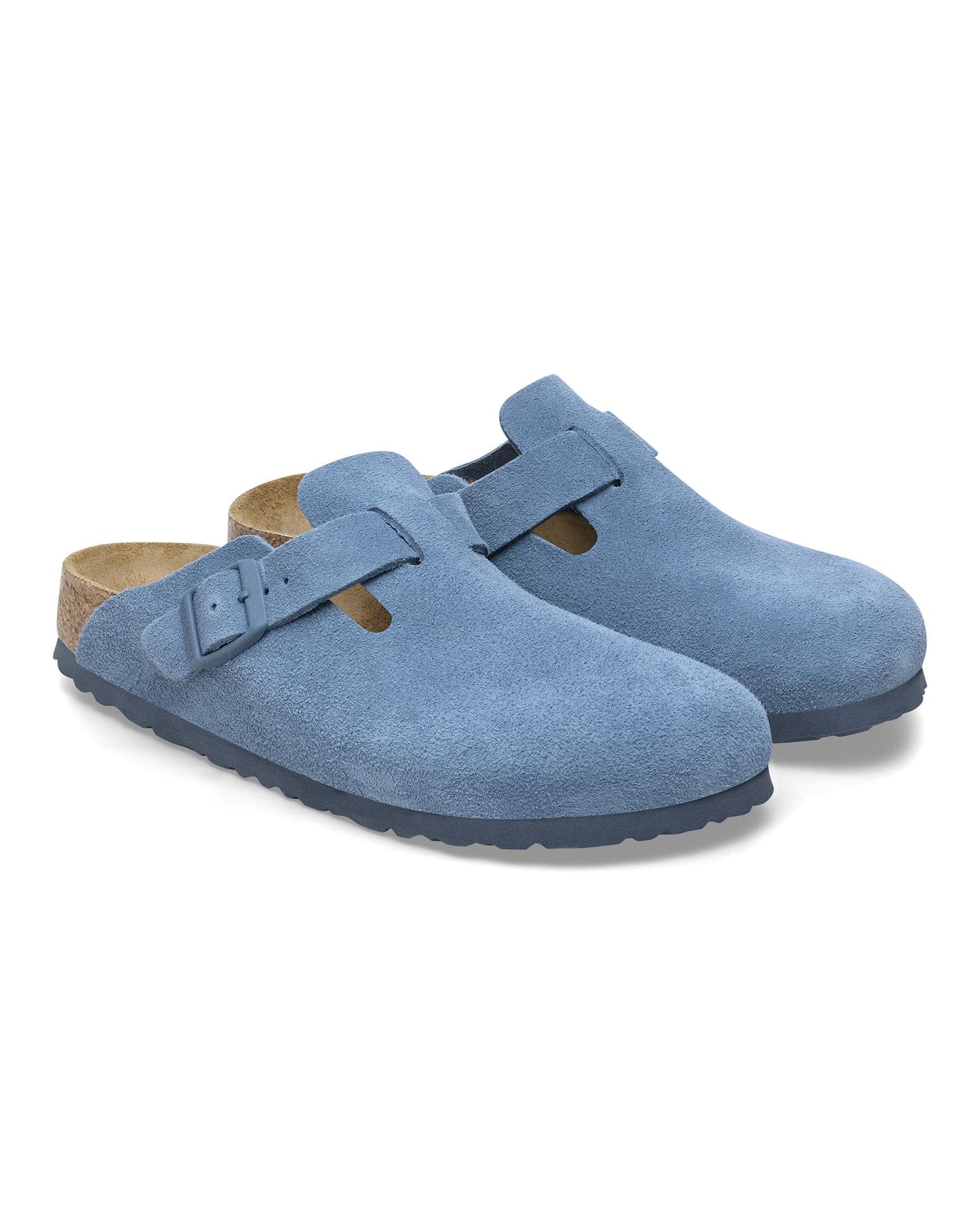 Birkenstock Boston Suede Leather Womens Clogs