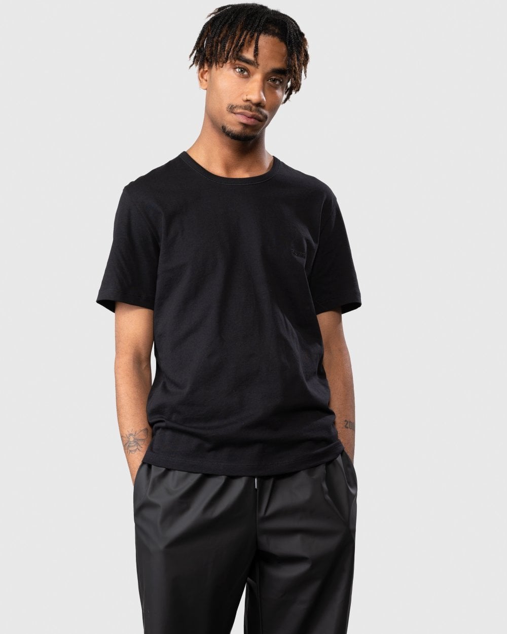 BOSS Orange 3 Pack Classic Regular Fit Crew Neck Mens T-Shirts NOS - White/Grey/Black 999