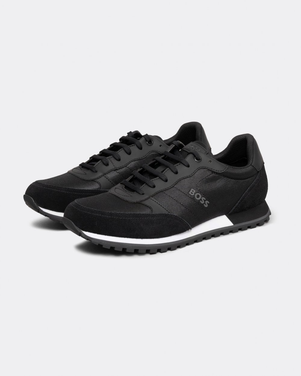 BOSS Orange Parkour L Mens Running Style Trainers In Mixed Materials With Logo Details NOS