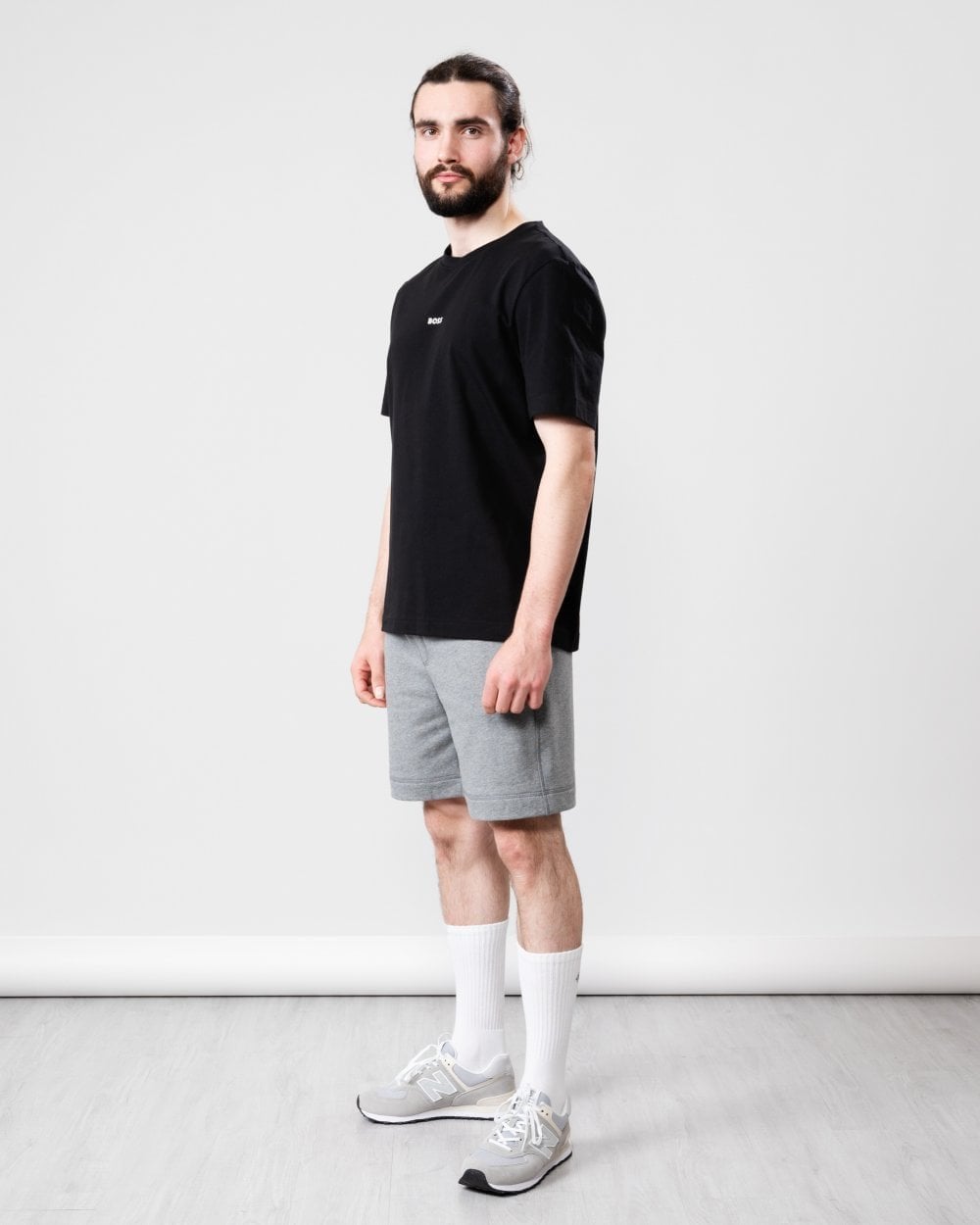 BOSS Orange TChup Mens Crew Neck Small Logo T-Shirt NOS - Black 001