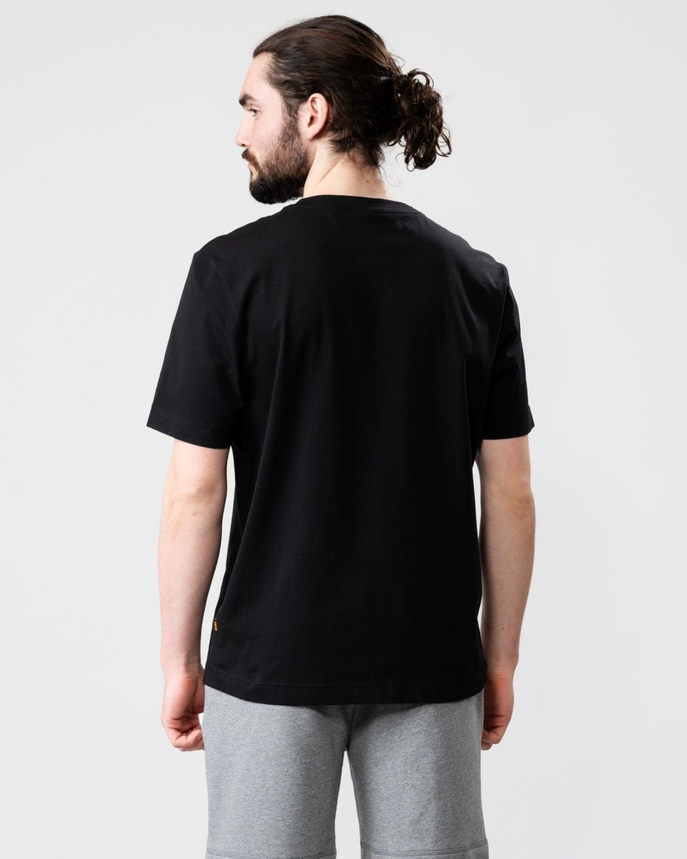 BOSS Orange TChup Mens Crew Neck Small Logo T-Shirt NOS - Black 001