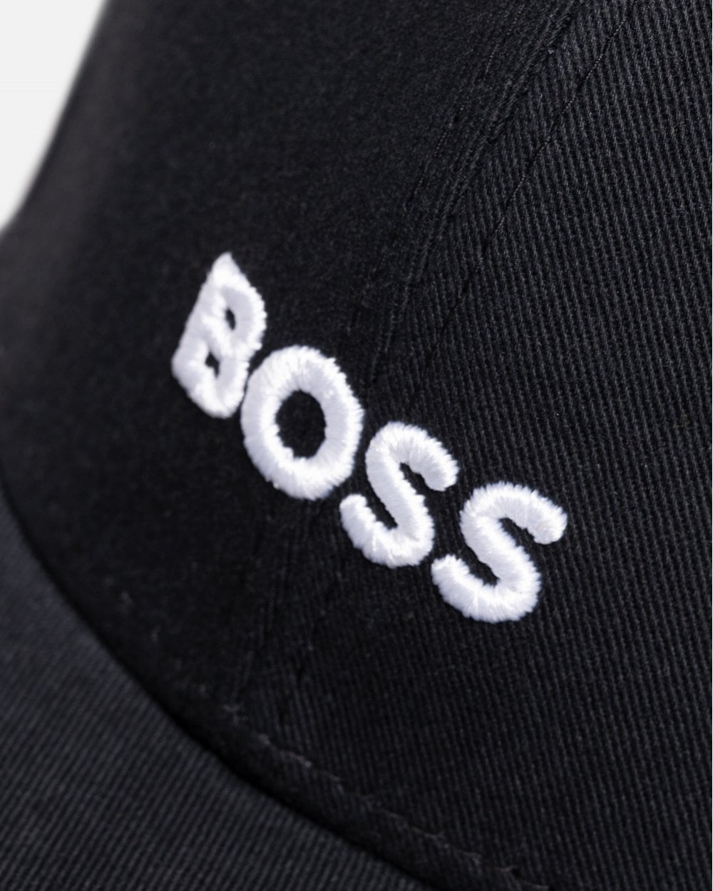 BOSS Orange Zed Mens Cotton-Twill Six-Panel Cap with Embroidered Logo NOS - Black 001
