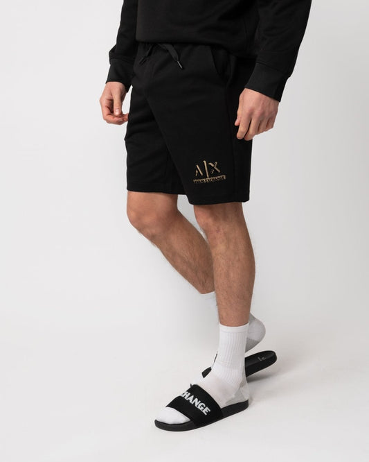 Armani Exchange Armani Exchange Mens 3D A|X Logo Drawstring Shorts