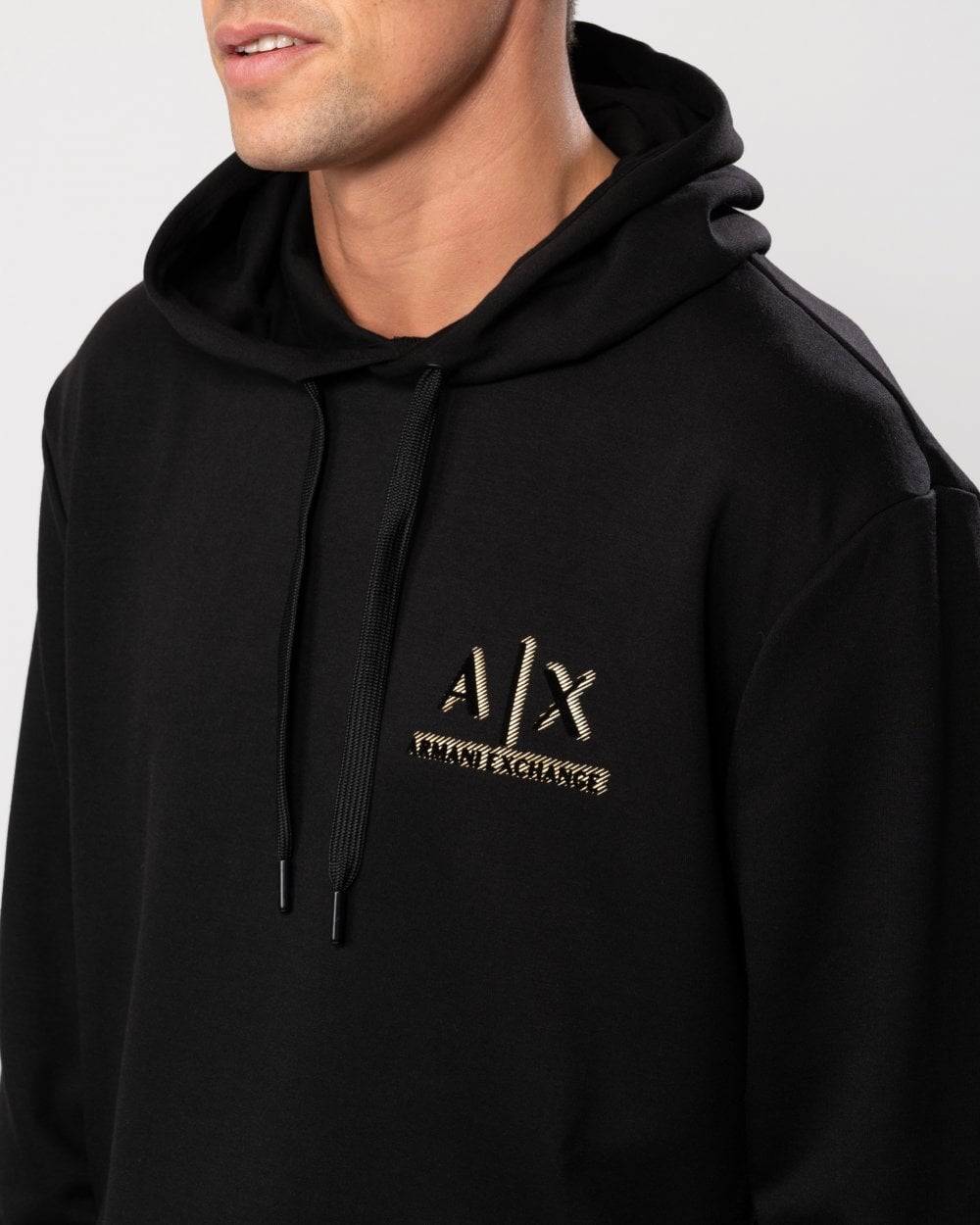 Armani Exchange Armani Exchange Mens 3D A|X Logo Pullover Hoodie