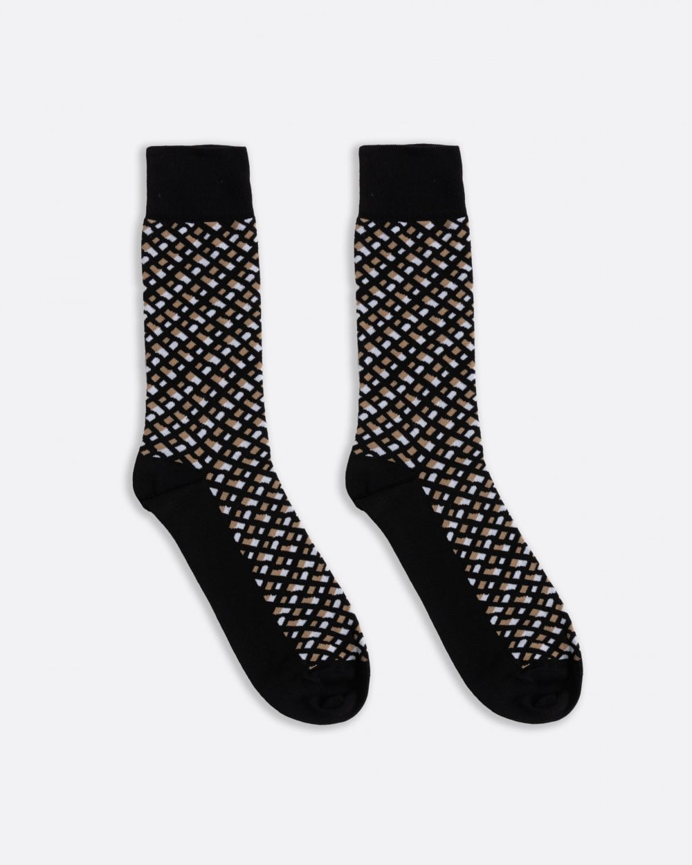 BOSS Orange BOSS Orange Monogram Mens 2 Pack Regular Length Cotton Blend Socks