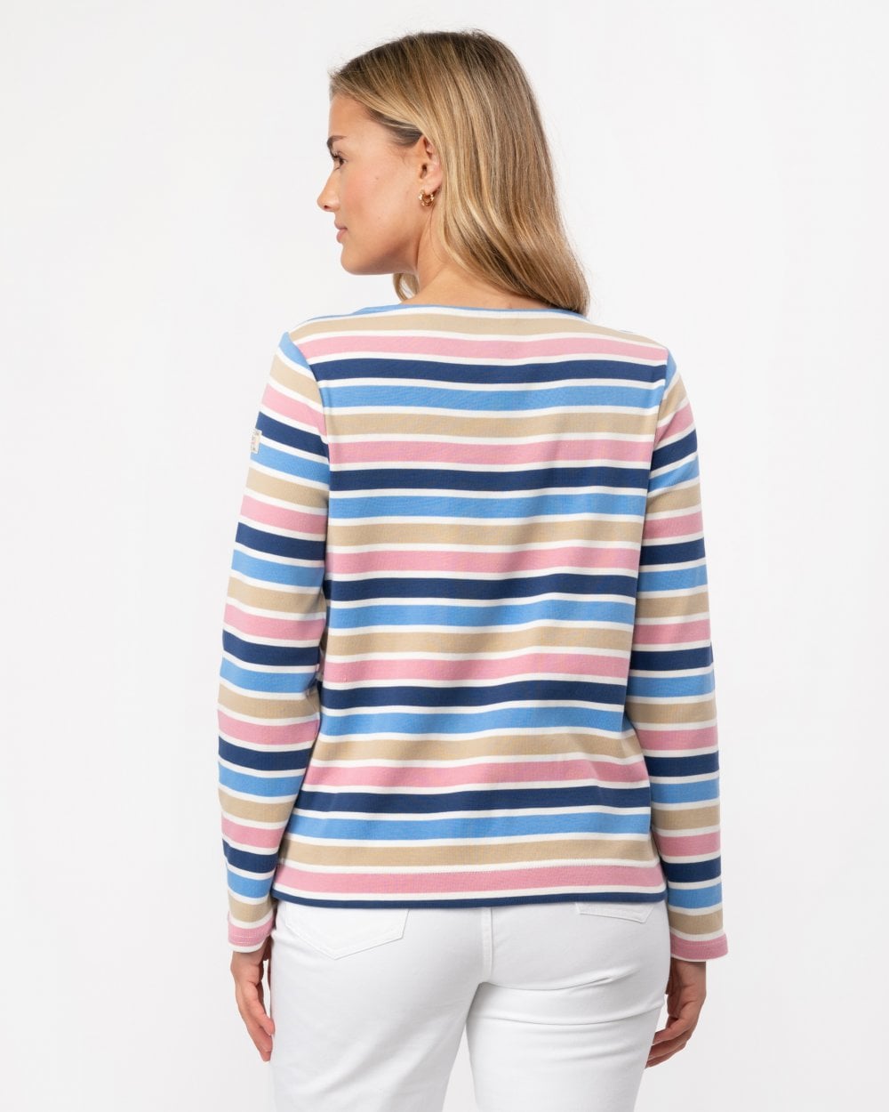 Joules New Harbour Womens Striped Breton Top - Andover Stripe