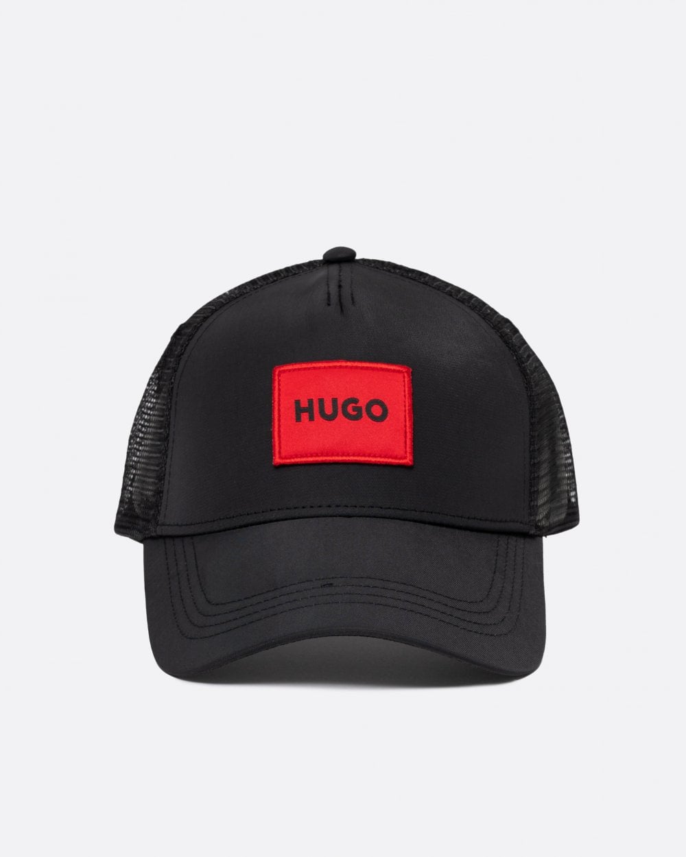 HUGO Kody-PL Mens Twill Trucker Cap with Logo Label and Snap Back Closure