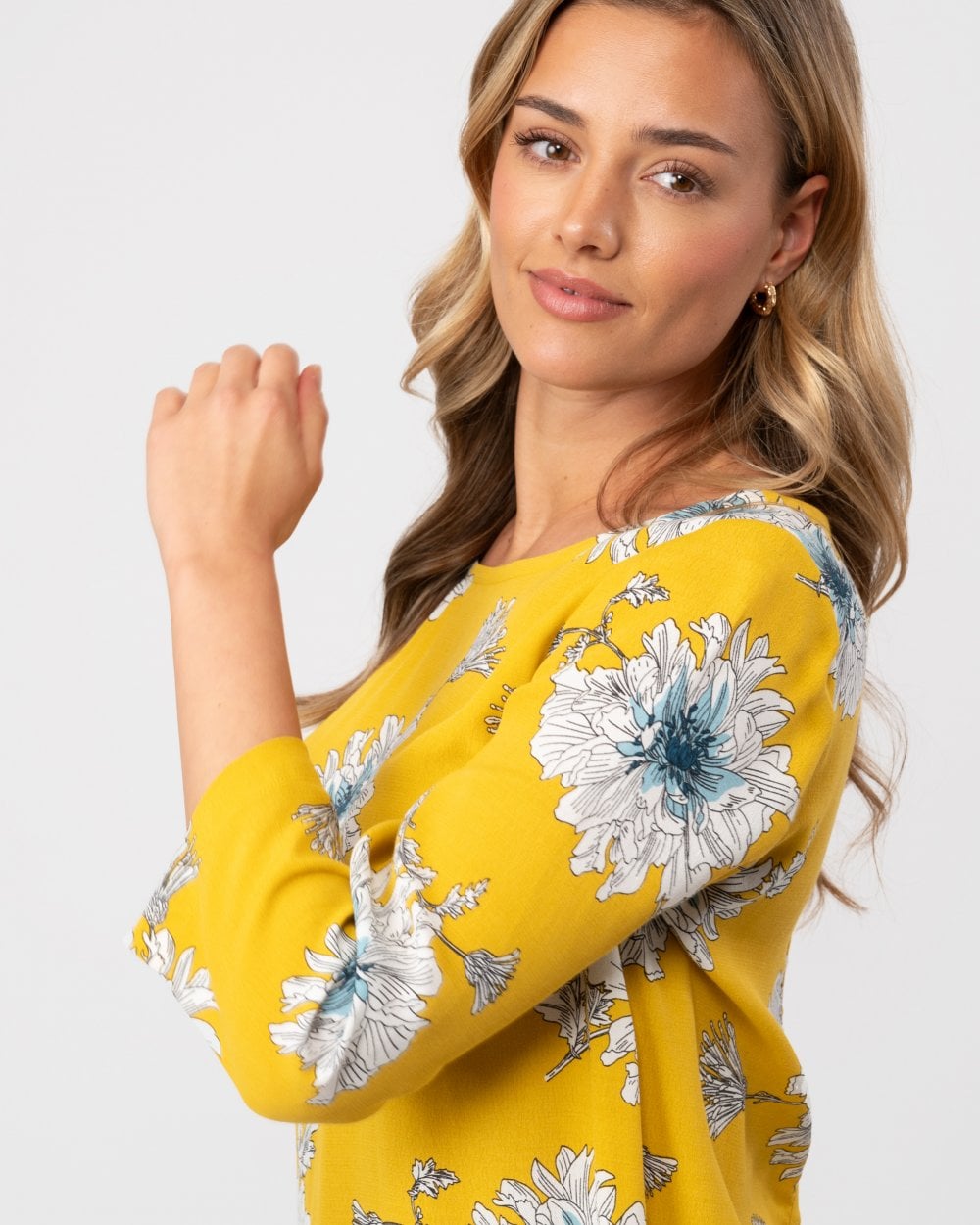 Joules Leah Womens Woven Printed Top
