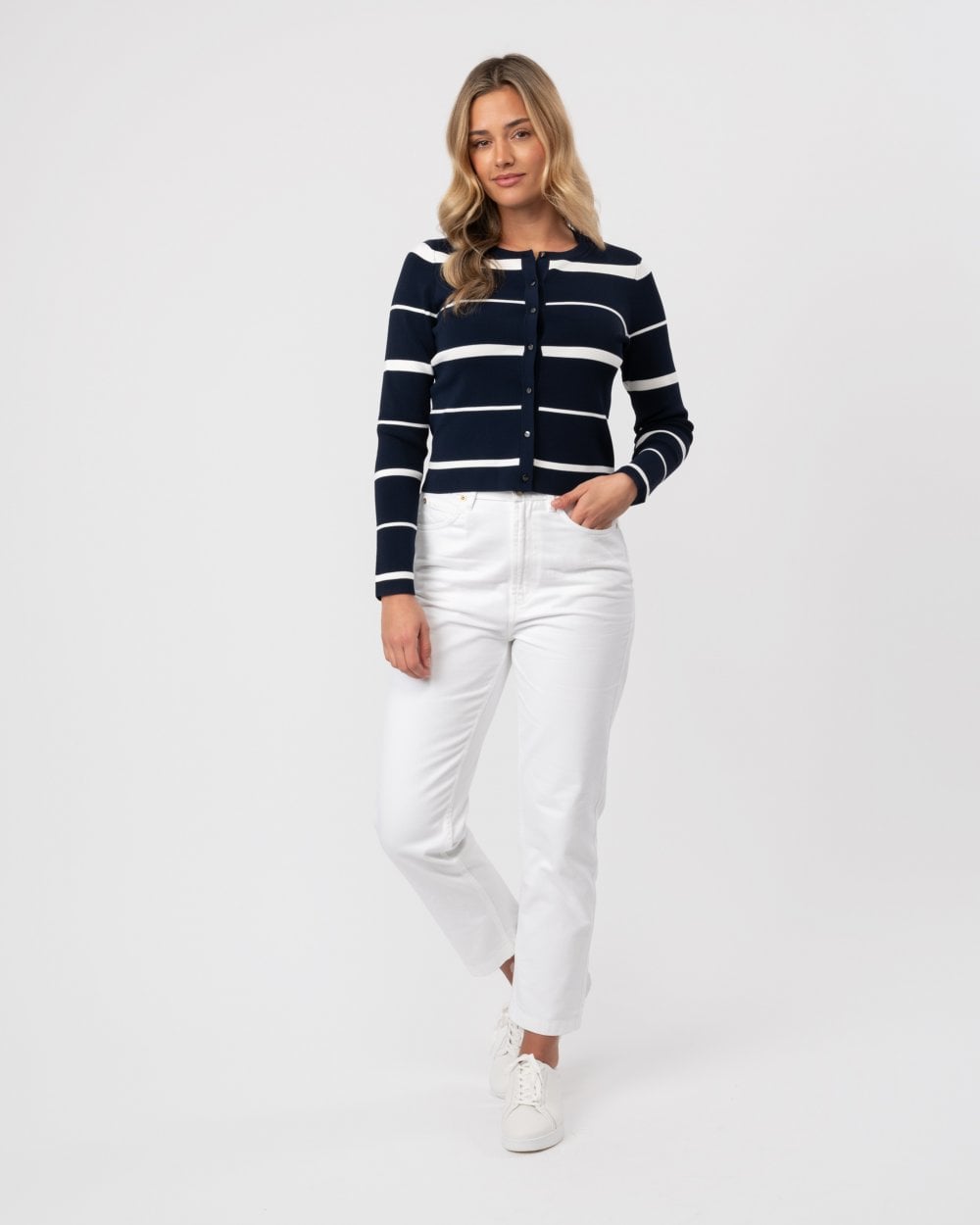 Ted Baker Eloriaa Womens Crew Neck Fitted Cardigan