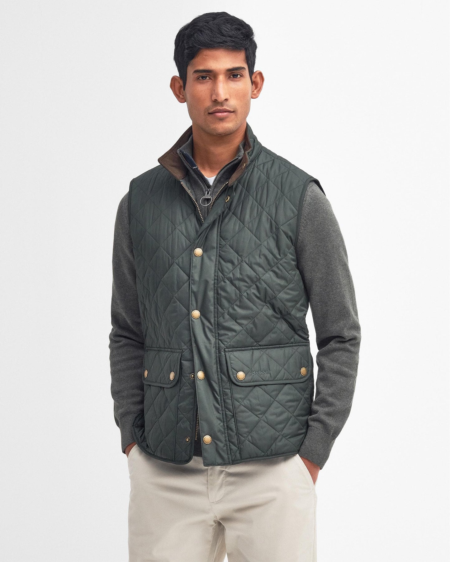 Barbour New Lowerdale Mens Gilet - Sage