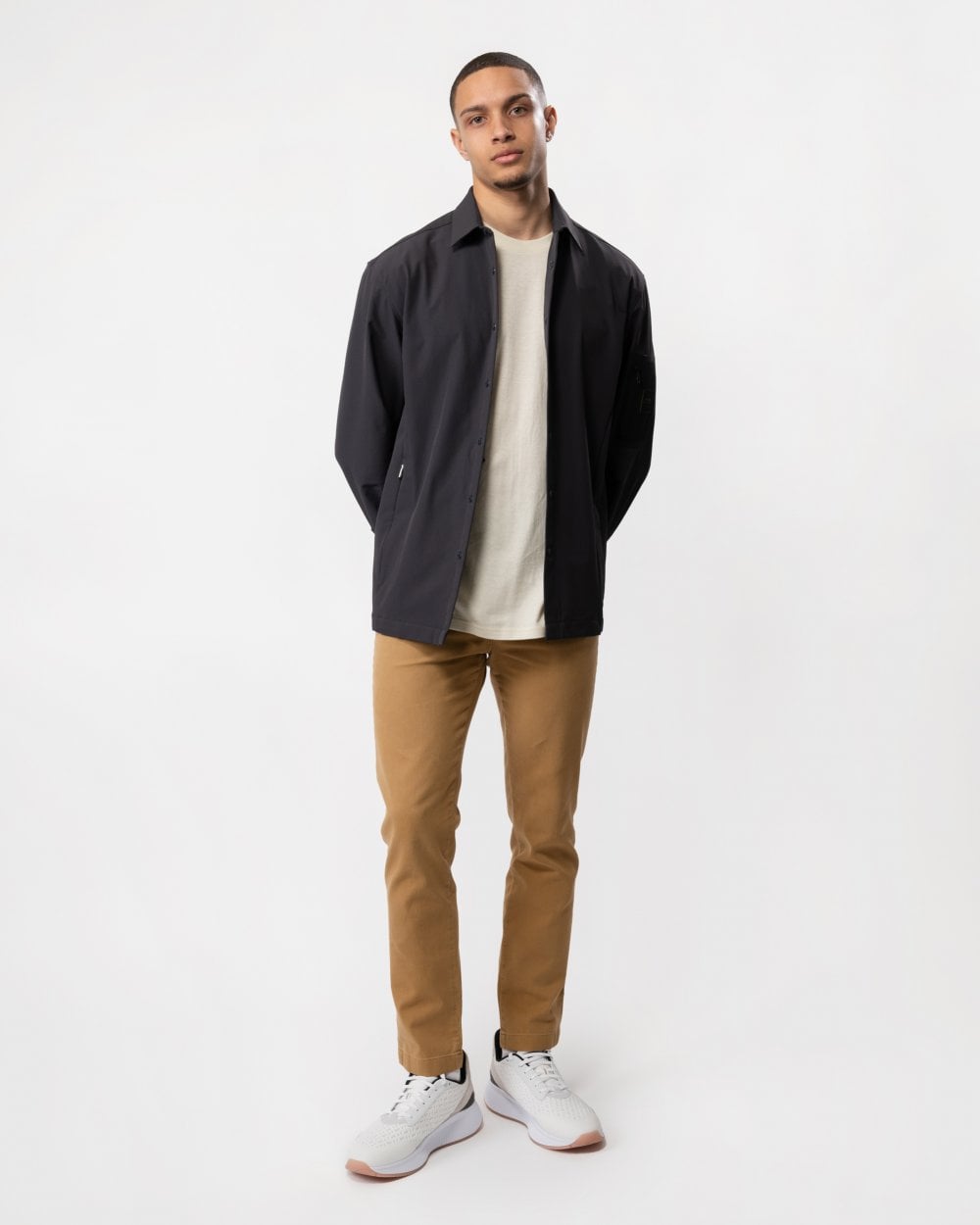 BOSS Green Expedit Mens Overshirt - Charcoal 016