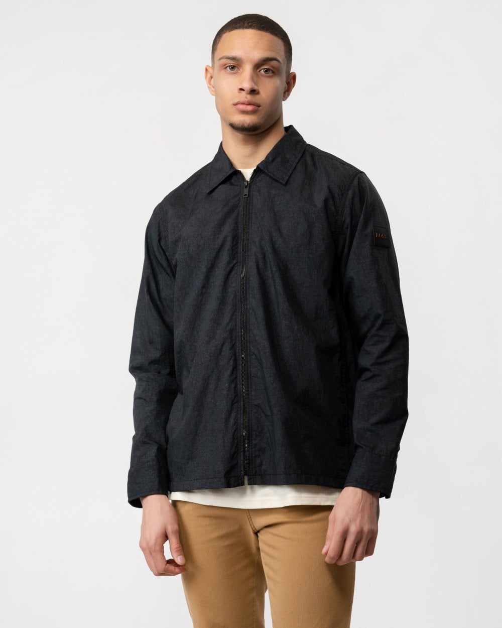 BOSS Orange Lovvy Mens Overshirt - Black 001