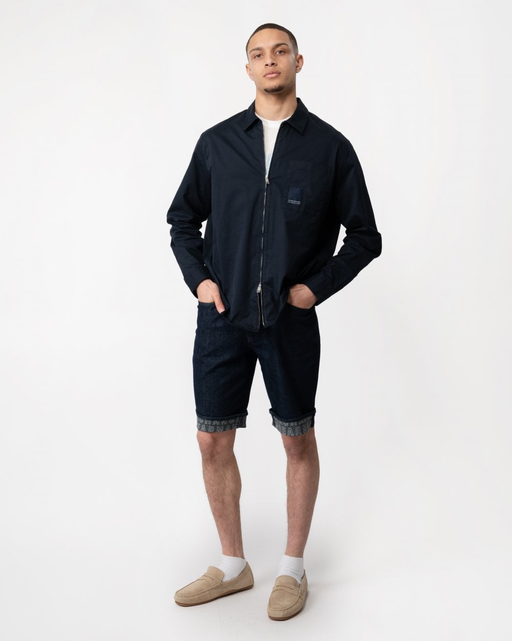 Armani Exchange Armani Exchange Mens Milano Edition Overshirt