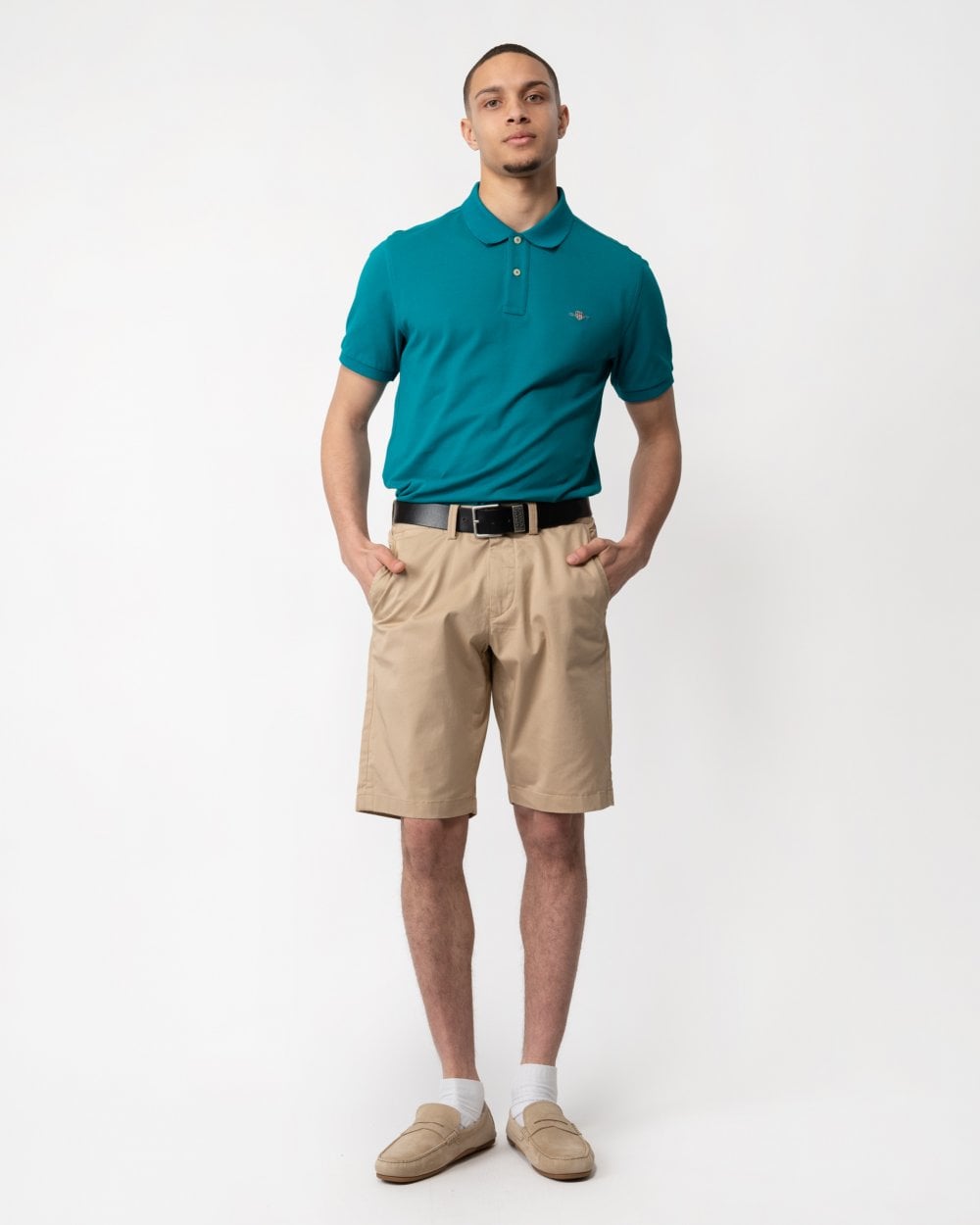 GANT Mens Relaxed Twill Shorts - 248 Dark Khaki