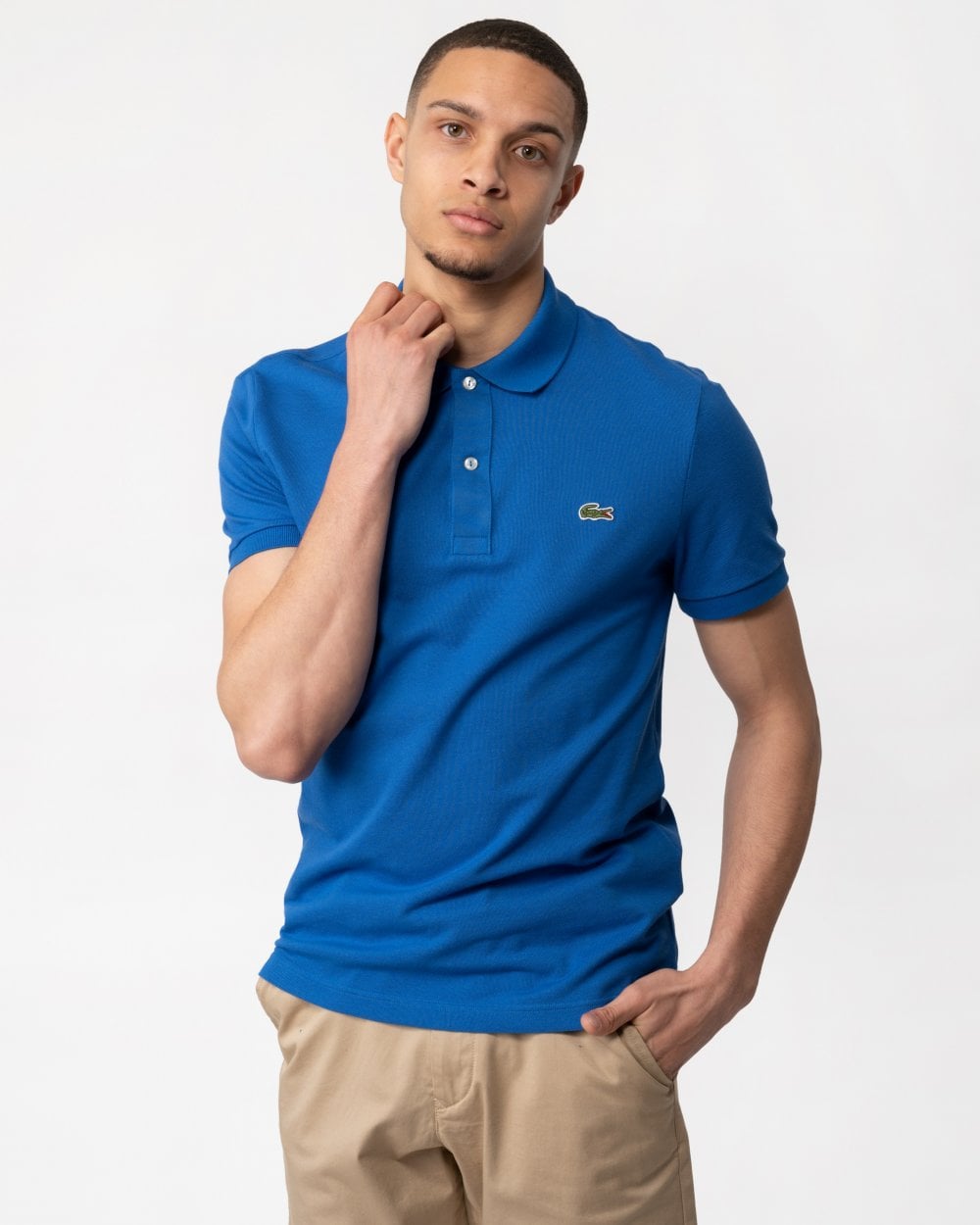 Lacoste Mens Original L.12.12 Slim Fit Petit Piqué Cotton Polo Shirt