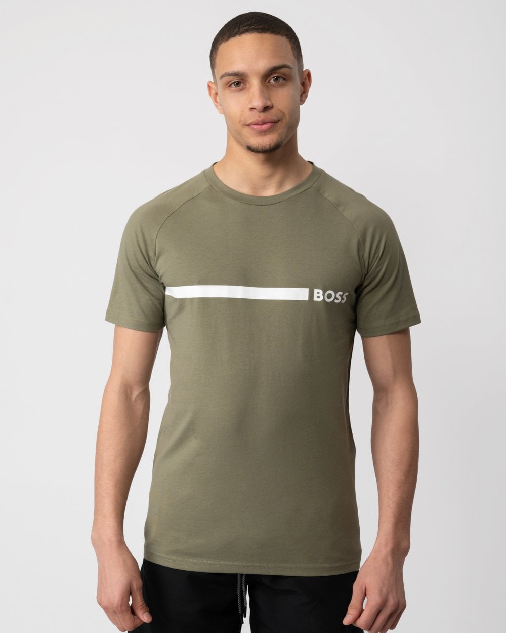 BOSS Orange Mens Slim Fit Beach T-Shirt