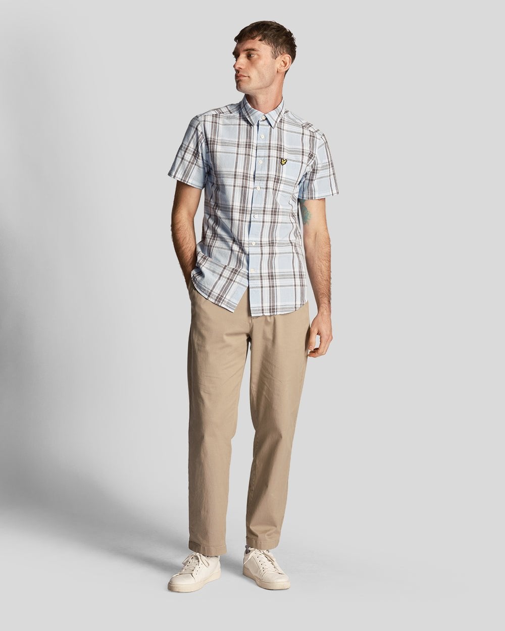 Lyle & Scott Lyle & Scott Linen Mens Check Shirt