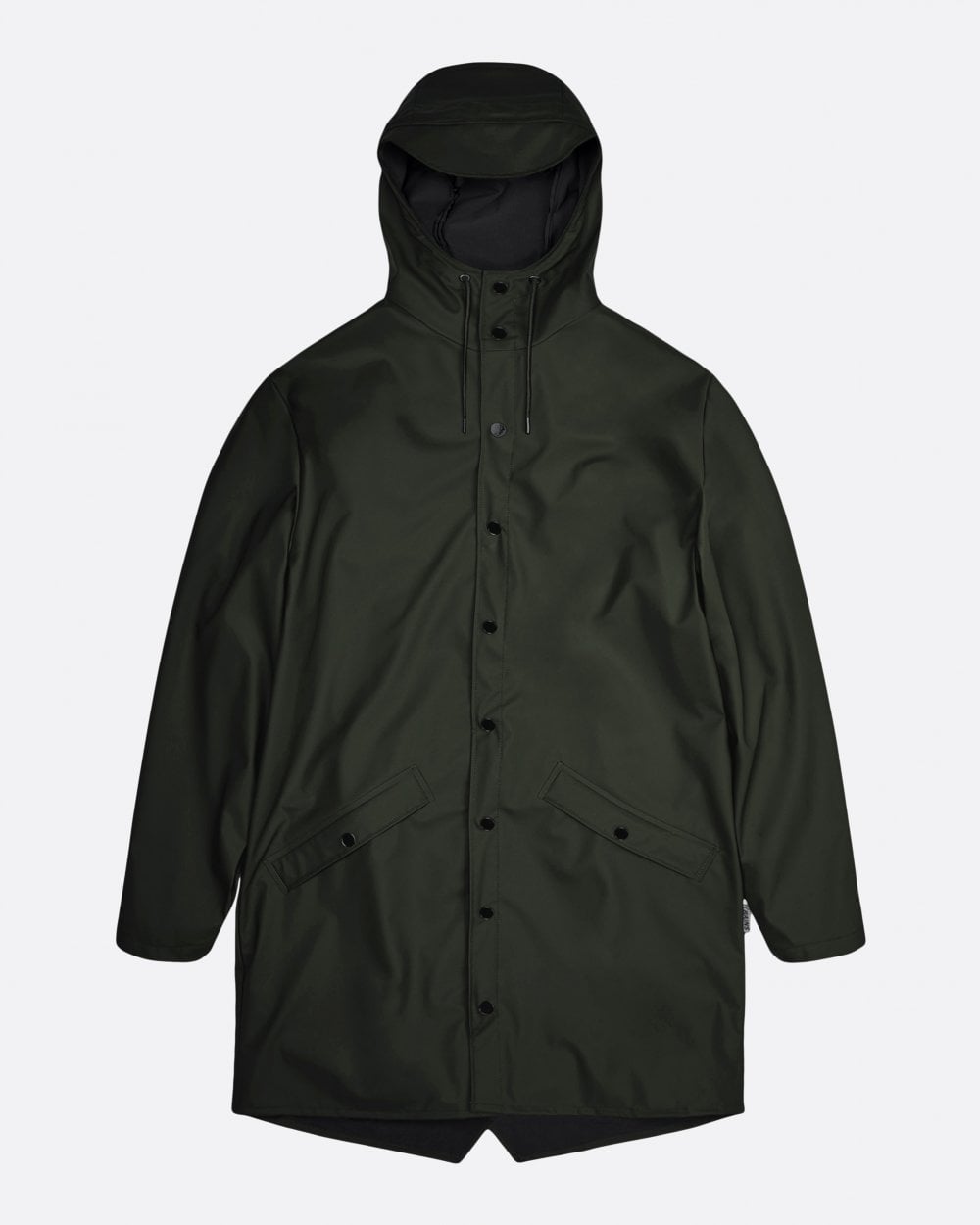 Rains Long Unisex Jacket - 03 Green