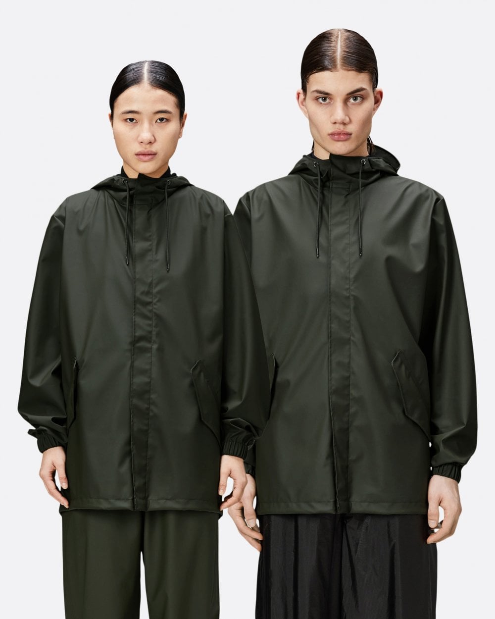 Rains Unisex Fishtail Jacket - 03 Green