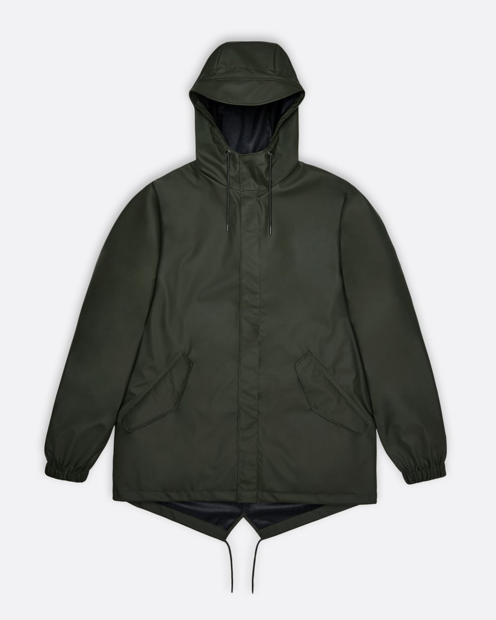 Rains Unisex Fishtail Jacket - 03 Green