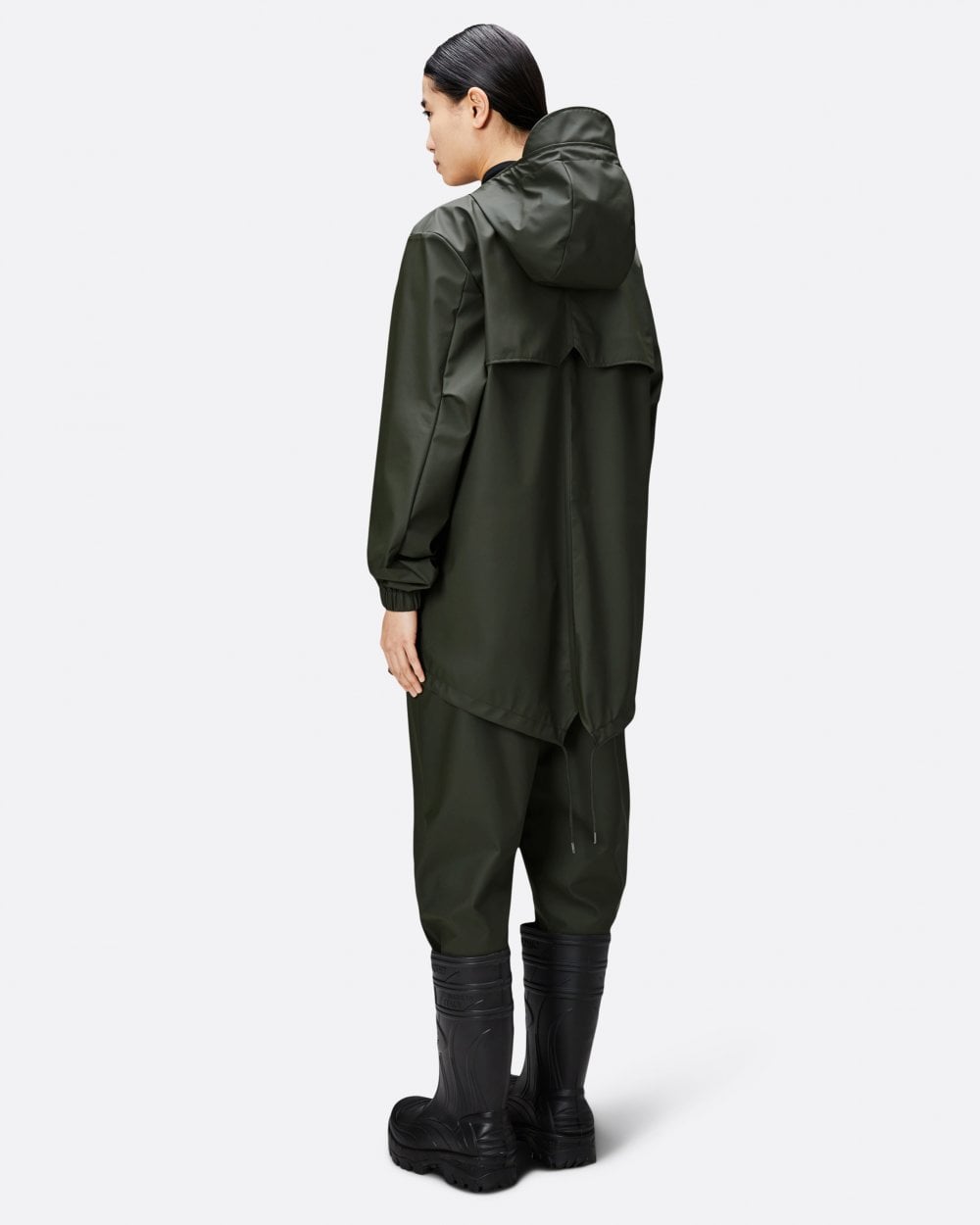 Rains Unisex Fishtail Jacket - 03 Green