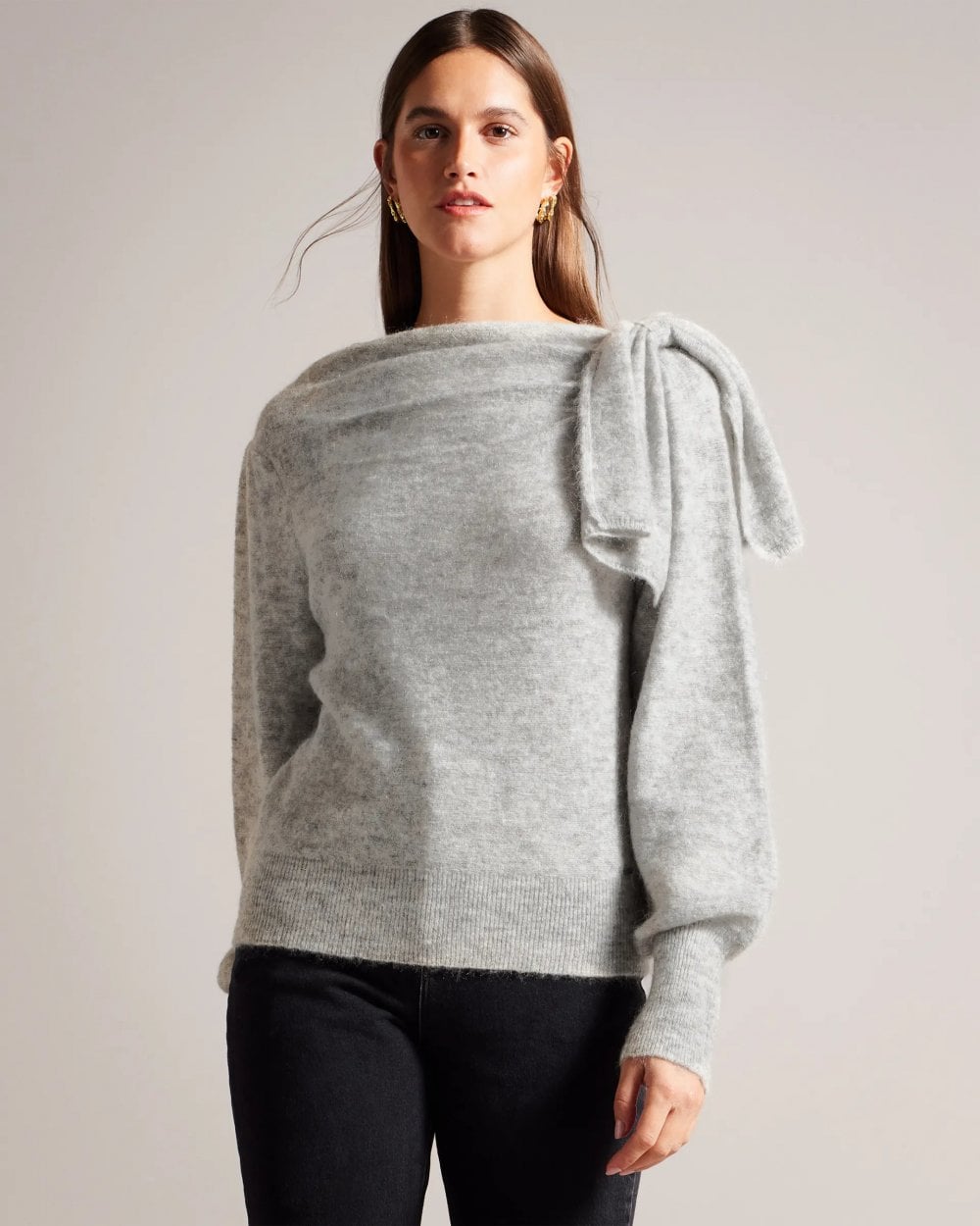 Ted Baker Larbow Womens Statement Bow Sweater