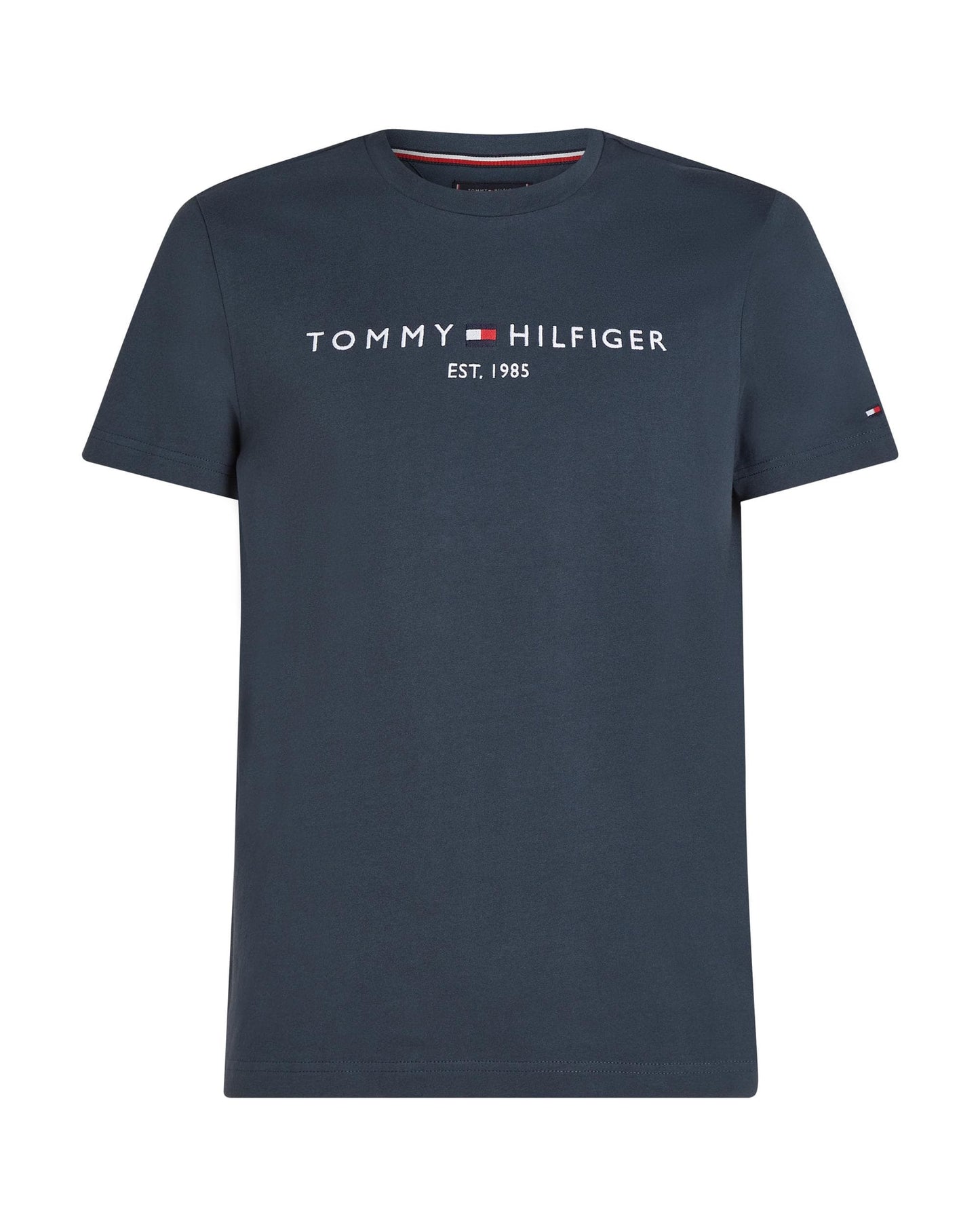 Tommy Hilfiger Tommy Logo Basic Mens T-Shirt - Military Denim