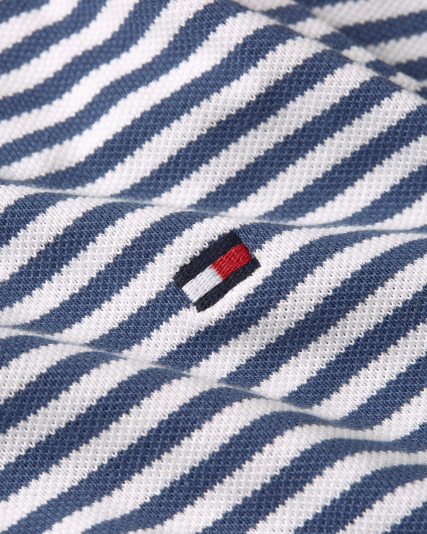Tommy Hilfiger 1985 Regular Fit Mens Polo - Aegean Sea/White