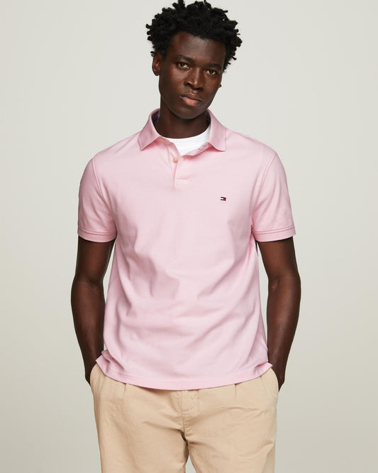 Tommy Hilfiger 1985 Regular Fit Mens Polo - Light Pink