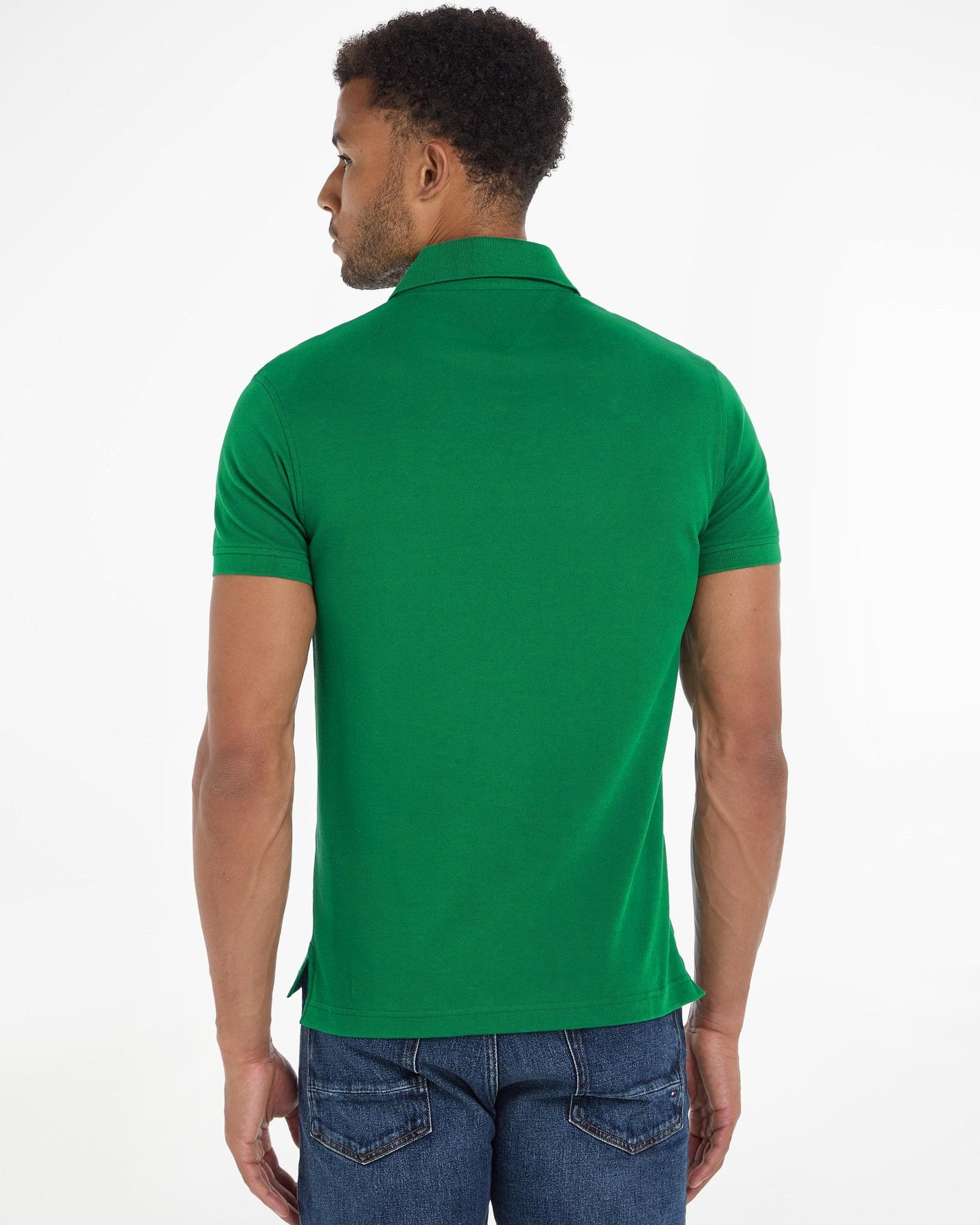 Tommy Hilfiger Core 1985 Slim Mens Polo Shirt - Nouveau Green