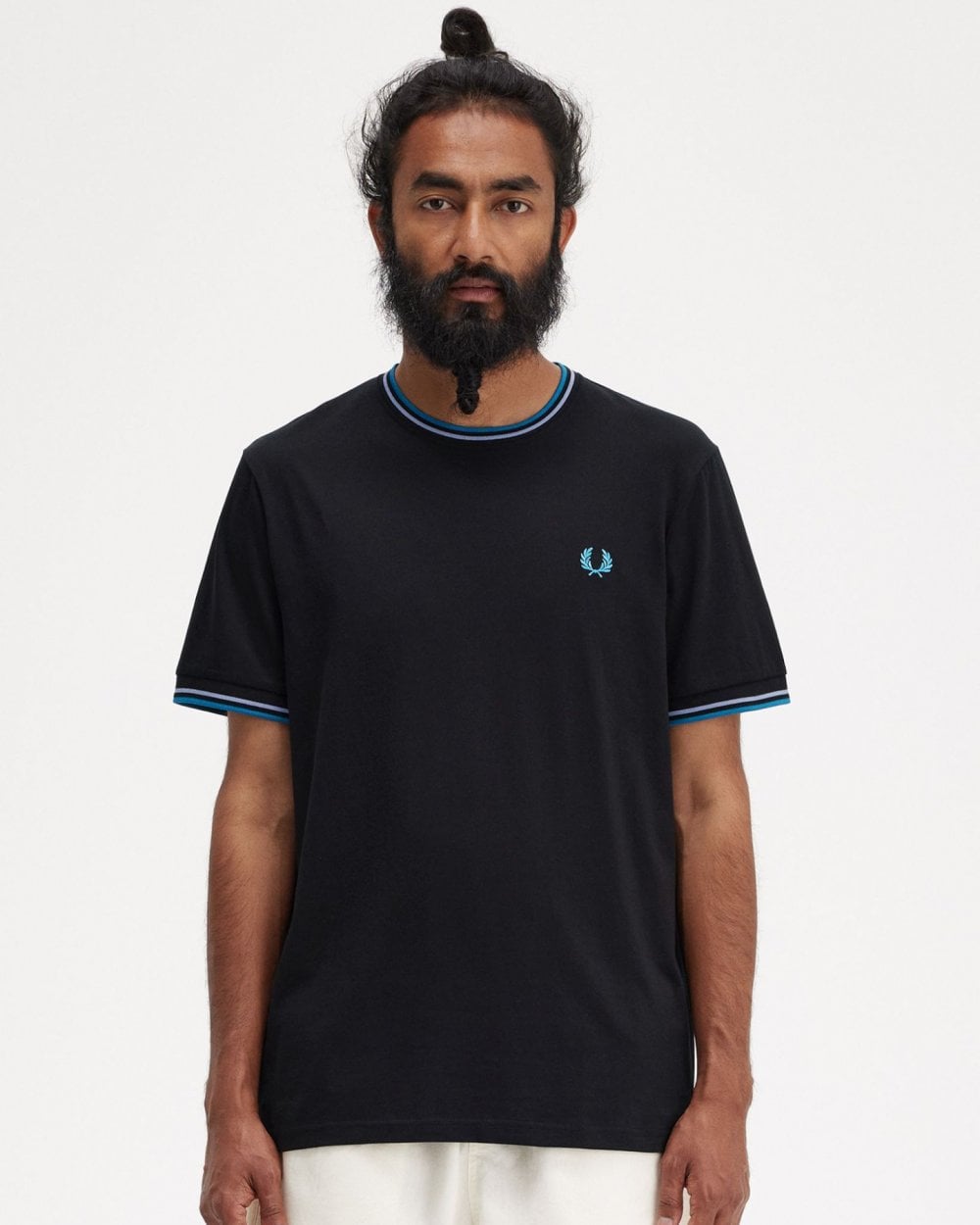 Fred Perry Mens Twin Tipped T-Shirt