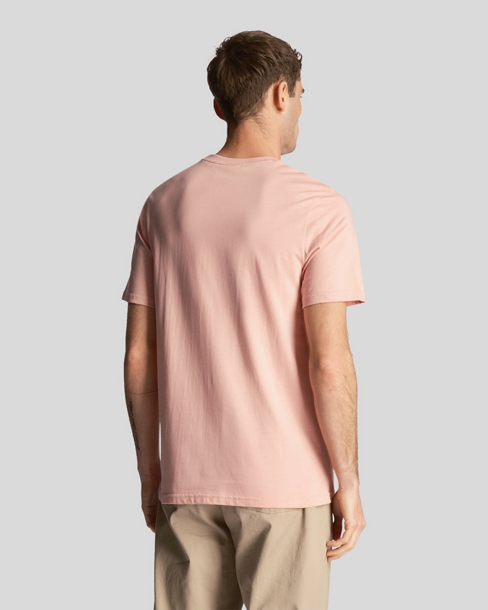Lyle & Scott Plain Mens T-Shirt TS400VOG - X238 Palm Pink