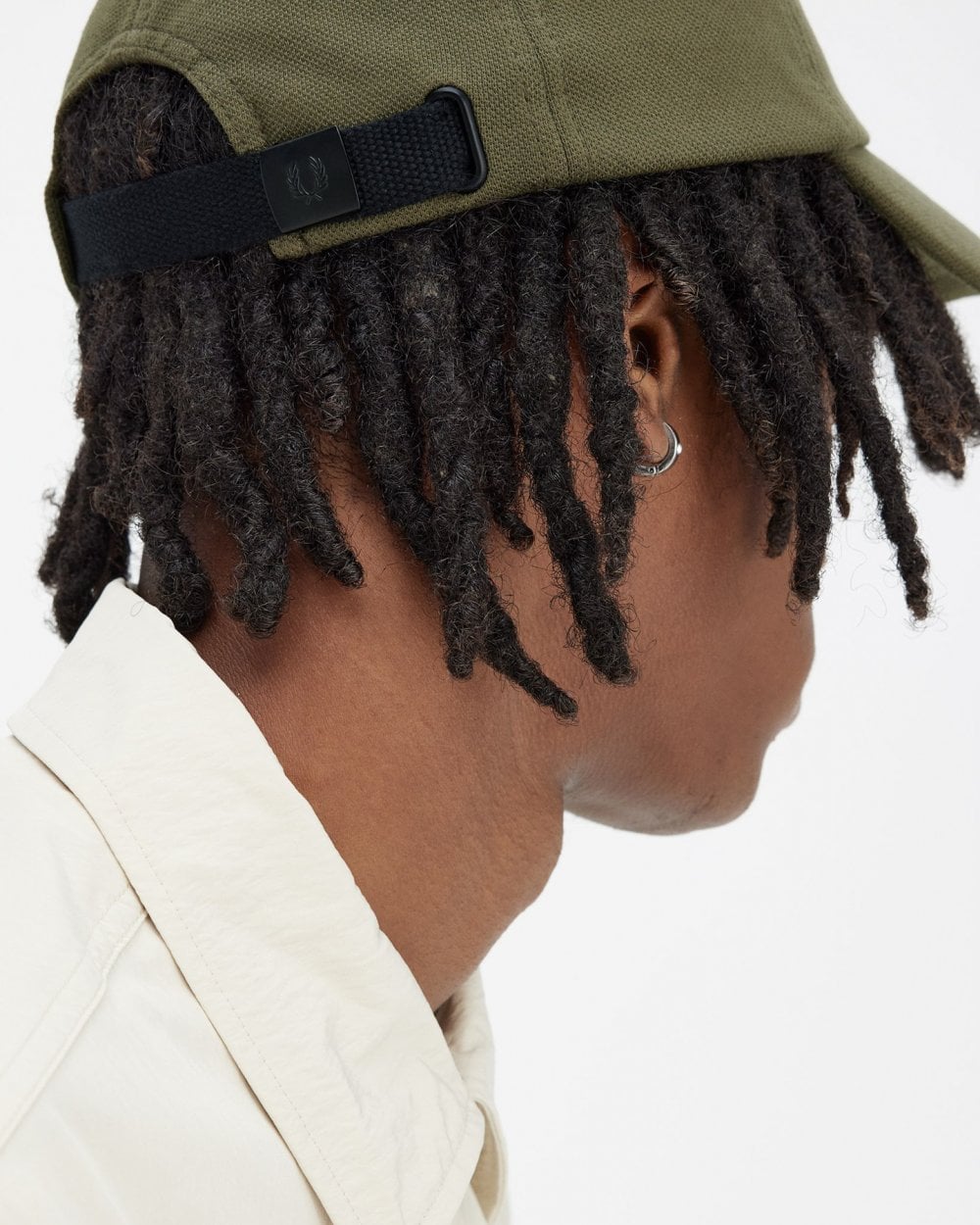 Fred Perry Classic Piqué Cap - Uniform Green/Light Ice V41