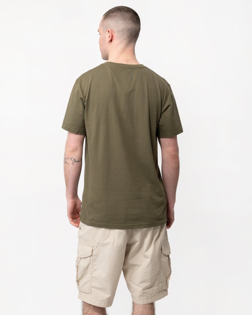 Fjallraven Logo Mens T-Shirt - Laurel Green 625