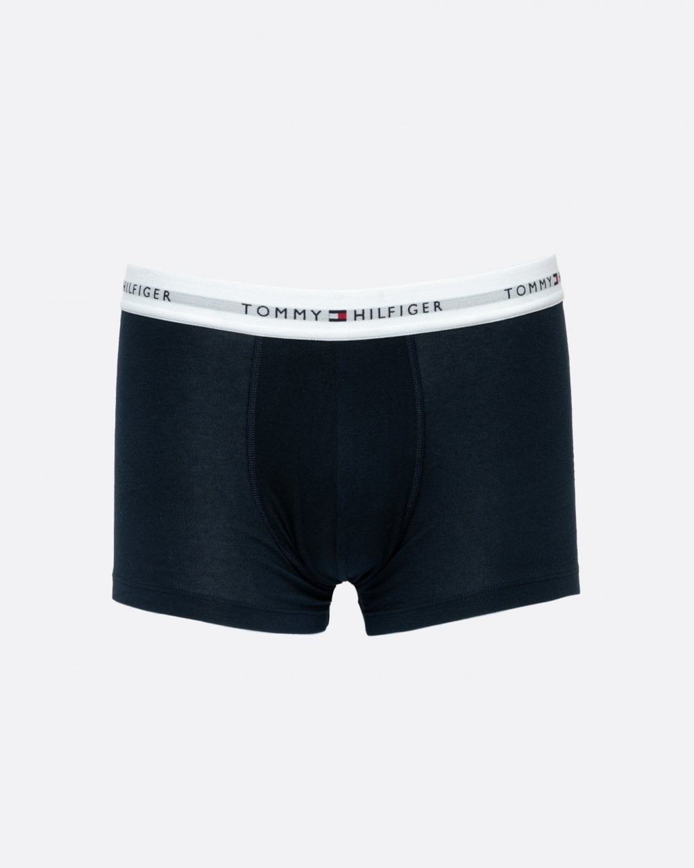 Tommy Hilfiger 3 Pack Mens Contrast Trunks - Desert Sky/Black/Grey Heather