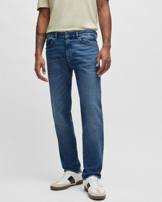 BOSS Orange BOSS Orange Re.Maine BC-C Regular Fit Jeans in Mid Blue Comfort-Stretch Denim NOS