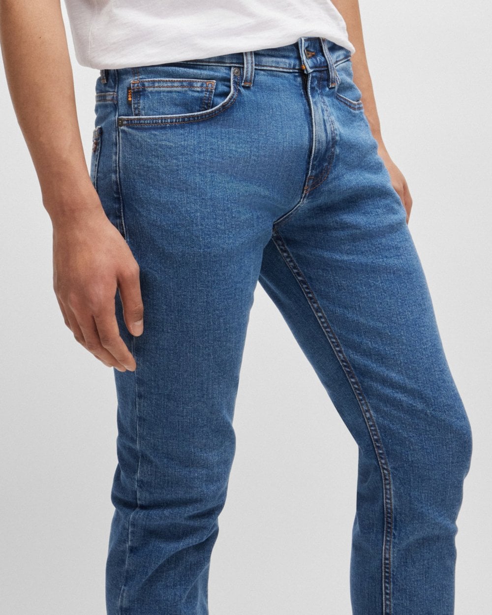 BOSS Orange BOSS Orange Delaware BO Mens Medium Blue Jeans