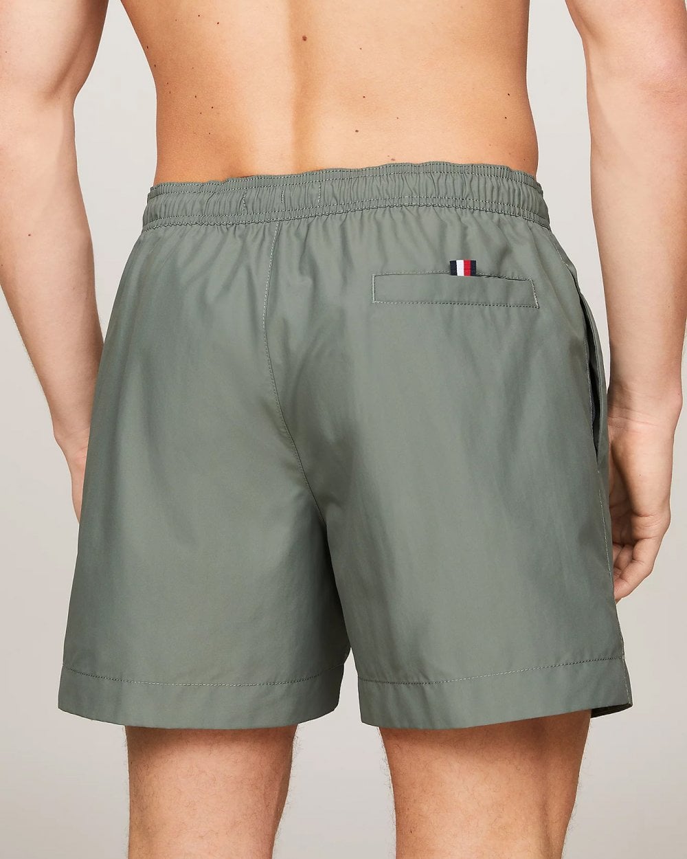 Tommy Hilfiger Medium Drawstring Mens Swim Shorts - Stonewash Green