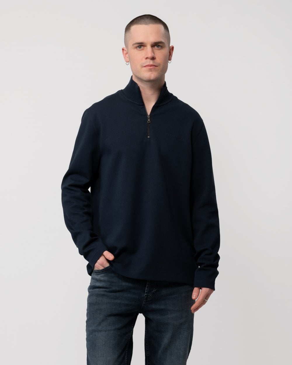 Ted Baker Ted Baker Actos Mens 1/4 Zip Sweatshirt