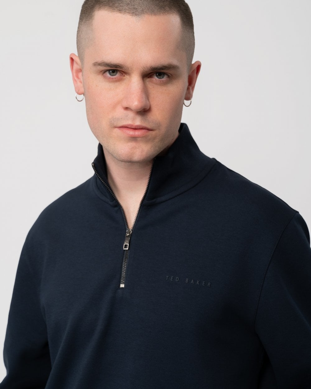 Ted Baker Ted Baker Actos Mens 1/4 Zip Sweatshirt