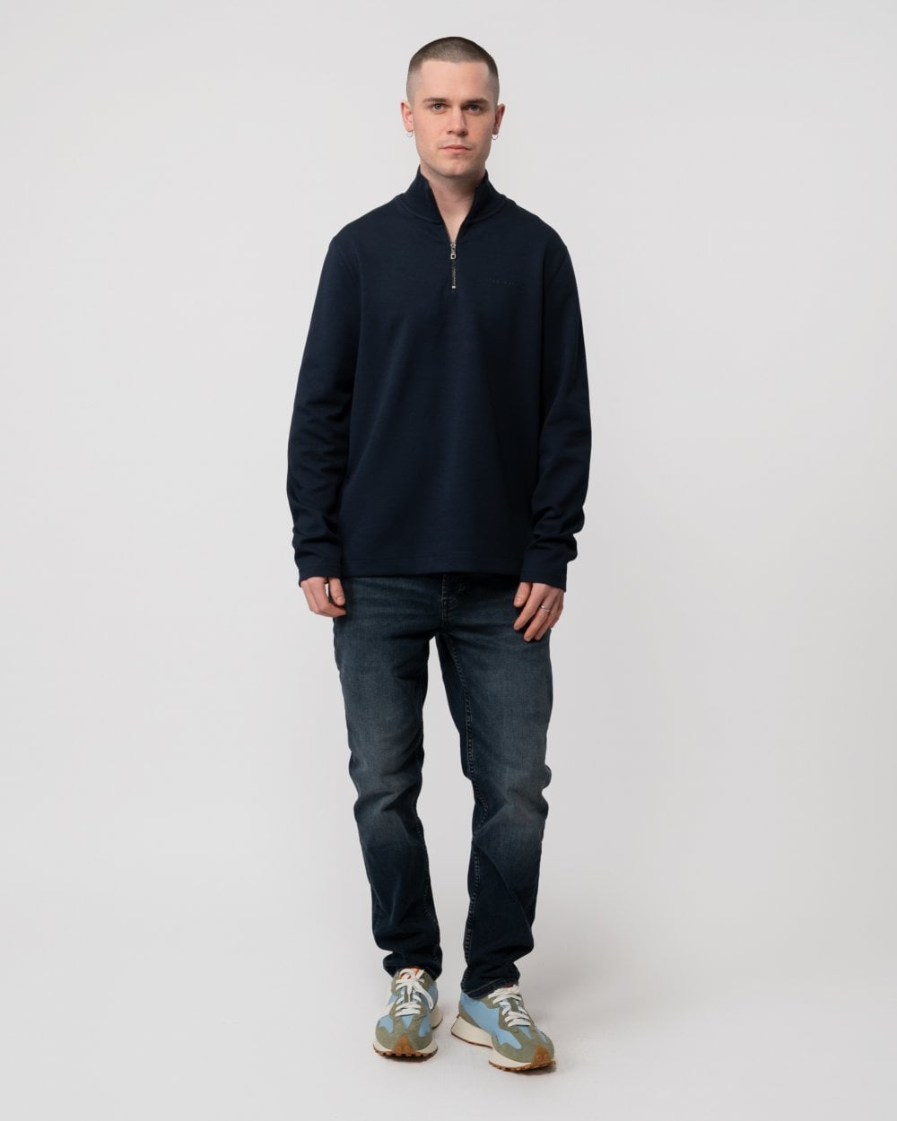 Ted Baker Ted Baker Actos Mens 1/4 Zip Sweatshirt